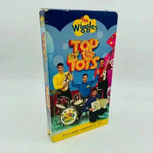 Vintage The Wiggles Top of the Tots VHS Tape Movie #2530